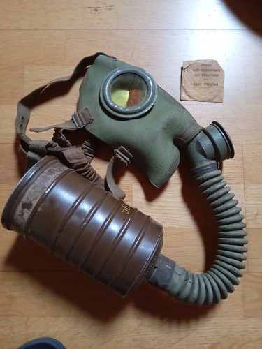 Ww2 antique mask italian - mask,