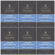 Taylors Lapsang Souchong Tea 120 Bags - Distinctive Blend Pack of 6
