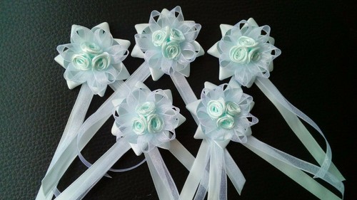 Satin organza flower - satin/organza,