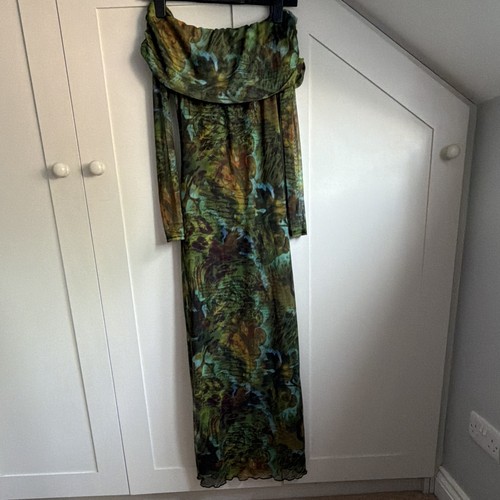 Womens green abstract - green,