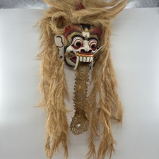 Mask bali wood rangda - wood,