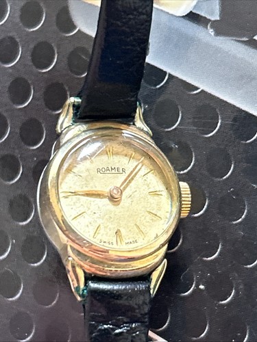 Roamer vintage swiss - vintage, gold