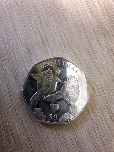 Isle man 2025 christmas 50p - man,