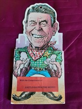 President Ronald Reagan Collectible Memorabilia Shopping List  Good  condition