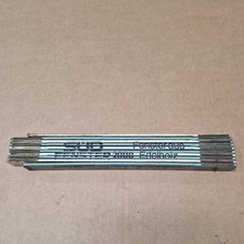 Vintage wooden folding ruler 199cm Used Condition German Sud Fenster 2000