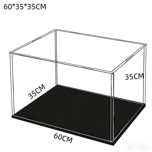 Clear acrylic perspex display - clear,