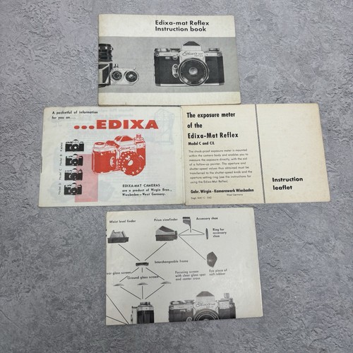 Edixa mat reflex camera - reflex,