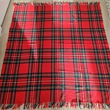 Vintage Wool Tartan Scottish