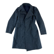 British RAF Greatcoat Blue Vintage 60s Other Airmen Air Training Corps X Small