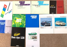 Fiat 131 Ritmo 128 124 128 Sport Coupe 124 Special Brochure Job Lot x 13 Mixed