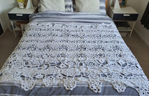 Handmade crochet bedspread - handmade,