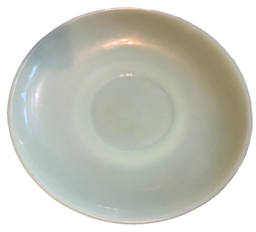 Vtg fire king jadeite saucer - fire-king,