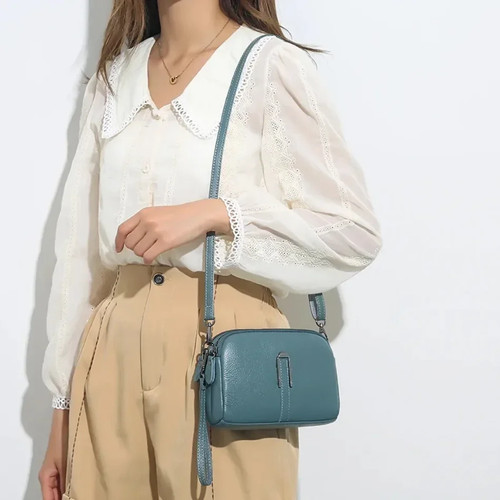 Women leather shoulder bag - shoulder,