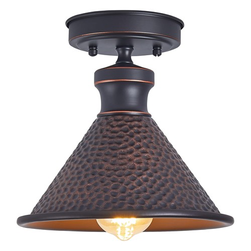 Industrial semi flush - 9.2",