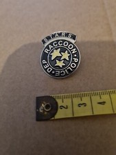 Resident Evil Raccoon Police Dep Umbrella Corporation Brooch Metal Pin Badge