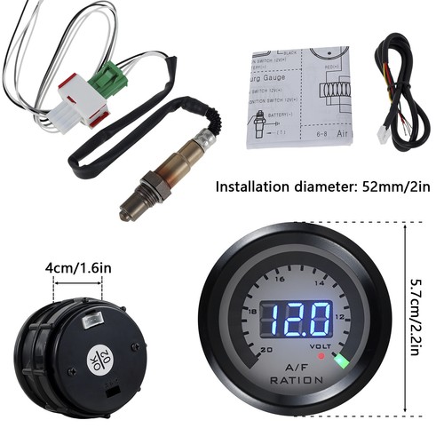 Air fuel ratio gauge 12v - air,