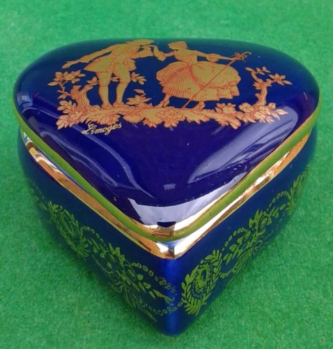 Limoges heart shaped - heart, porcelain