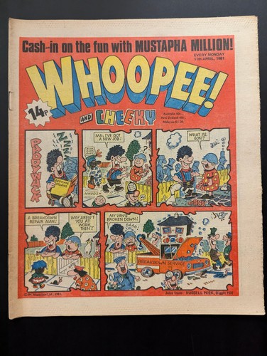 Whoopee and cheeky comic 11th - and,