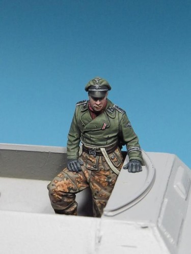 Waffen half track crew - waffen, half-track