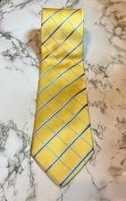 Frangi Neck Tie Silk Yellow