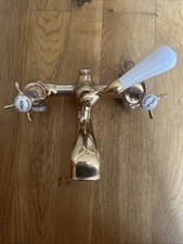 C.P Hart Bath Mixer Tap - Polished Brass