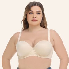Uk Women's Strapless Full