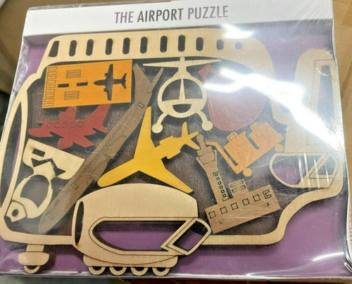 The airport wooden slot - the,