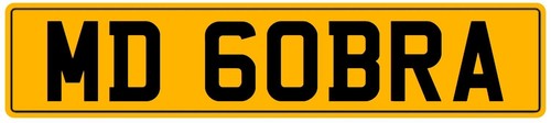 Private registration plate for - private,