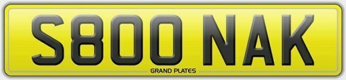 Shona number plate - k,