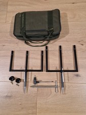 Korda Singlez Full Set Up Black — 3 Rod, Uprights, Extension, Spikes & Bag 