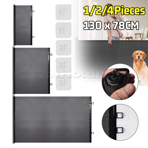 Retractable pet dog gate - dog, baby