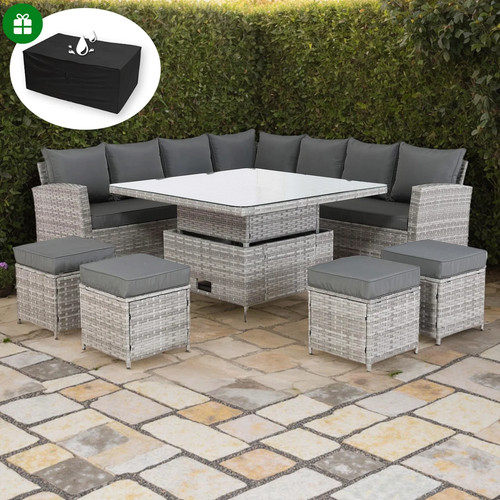 Spring garden seater rattan - 11-seater,