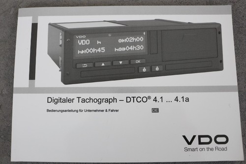 Vdo digital tachograph dtco - vdo,