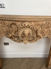 Victorian Style Hand Carved Stunning Fire Surround