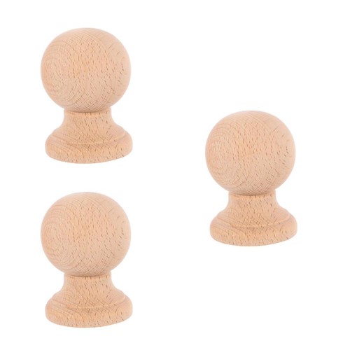 3pcs reusable solid wood - 3pcs,