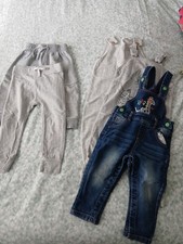 Baby Boy Trousers And Dungarees Age 12-18 Months