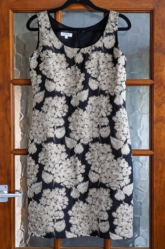 Kaliko black gold floral midi - gold,