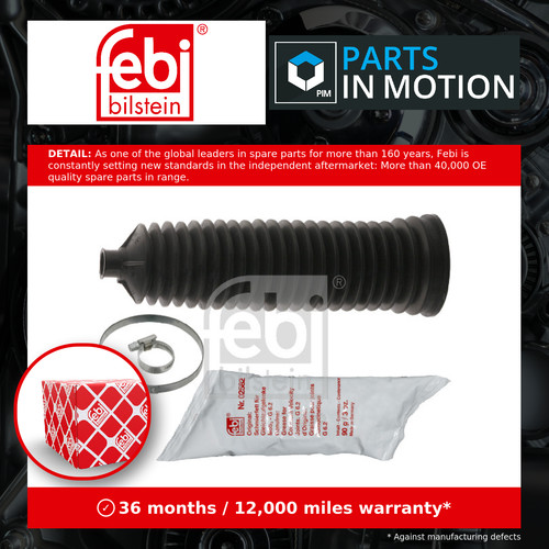 Steering rack boot fits ford - steering,
