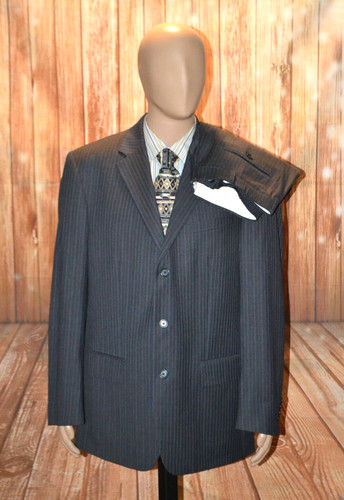 Nautica men black wool blue - wool,