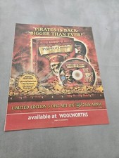 TPEEP317 MAGAZINE ADVERT 13X10" PIRATES OF THE CARIBBEAN - CURSE OF BLACK PEARL