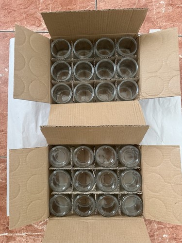 Packs clear glass jars no - glass,