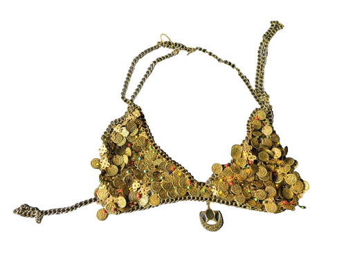 Bellydance tribe coin bra