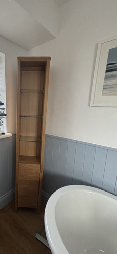 Tall bathroom display - , and