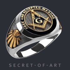 Masonic Ring F AM Free and