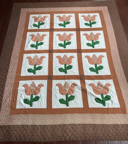 Vtg early country textile - early,