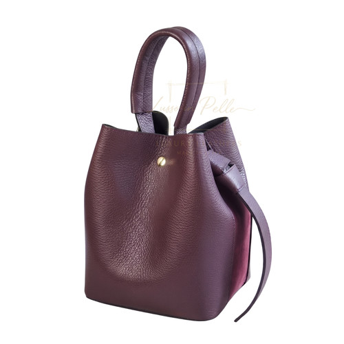 Genuine leather bucket top - genuine,