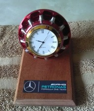 Mercedes F1 . Wheel Nut. Clock.