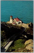 Vtg Postcard Lighthouse Point