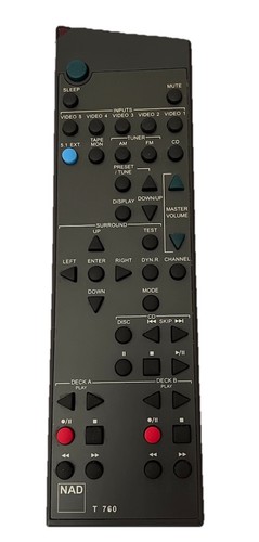 Nad t760 audio - rc-t760, receiver