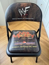 WWF WWE No Mercy 2000 Ringside Chair RARE! PPV Poster WrestleMania New York N64